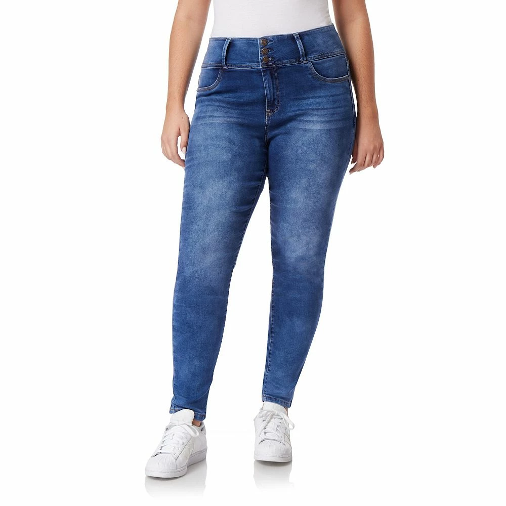 Juniors' Plus WallFlower High-Rise Sassy Ankle Jeggings 7 Juniors' Plus WallFlower High-Rise Sassy Ankle Jeggings - Image 7