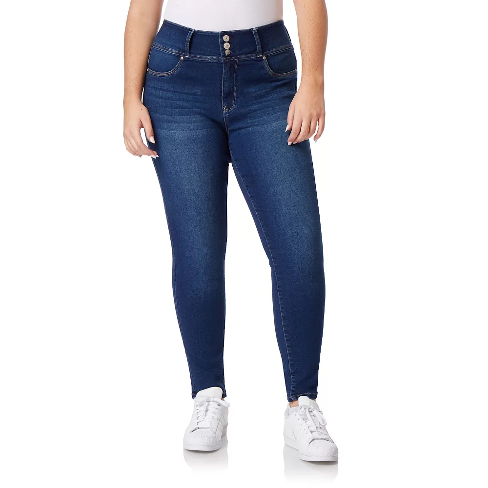 Juniors' Plus WallFlower High-Rise Sassy Ankle Jeggings 8 Juniors' Plus WallFlower High-Rise Sassy Ankle Jeggings - Image 8