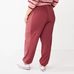 Juniors' Plus Size SO® Oversized High-Rise Boyfriend Joggers 5 Juniors' Plus Size SO® Oversized High-Rise Boyfriend Joggers -Kohl's store 5589452 ALT