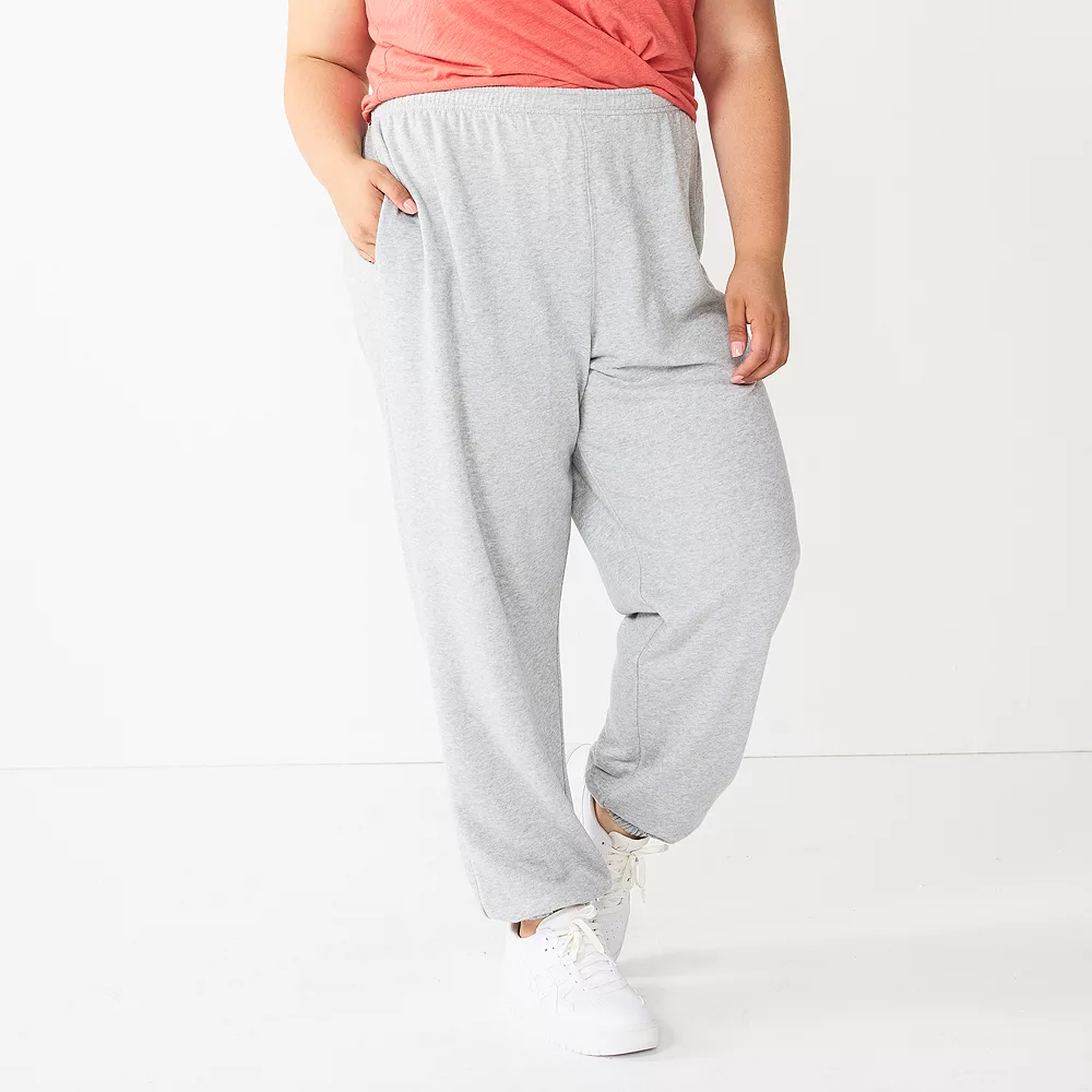 Juniors' Plus Size SO® Oversized High-Rise Boyfriend Joggers 2 Juniors' Plus Size SO® Oversized High-Rise Boyfriend Joggers - Image 2