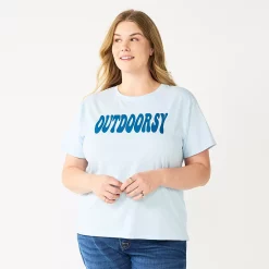 Plus Size Sonoma Goods For Life® Relaxed Graphic Tee 19 Plus Size Sonoma Goods For Life® Relaxed Graphic Tee -Kohl's store 5611932 Blue Outdoorsy
