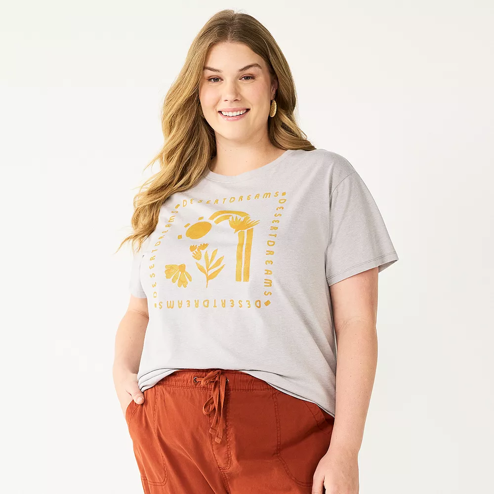 Plus Size Sonoma Goods For Life® Relaxed Graphic Tee 1 Plus Size Sonoma Goods For Life® Relaxed Graphic Tee