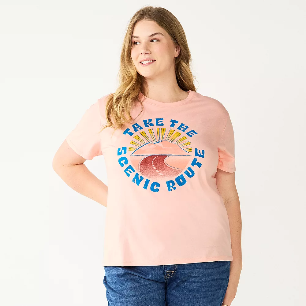 Plus Size Sonoma Goods For Life® Relaxed Graphic Tee 3 Plus Size Sonoma Goods For Life® Relaxed Graphic Tee - Image 3