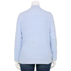 Plus Size Napa Valley Mockneck Cable Sweater -Kohl's store 5623416 ALT