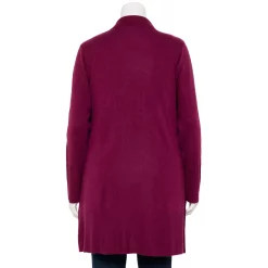 Plus Size Napa Valley Ruffle Front Cardigan Sweater -Kohl's store 5623420 ALT