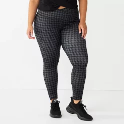 Juniors' Plus Size SO® Crossover High-Rise Sporty Leggings
