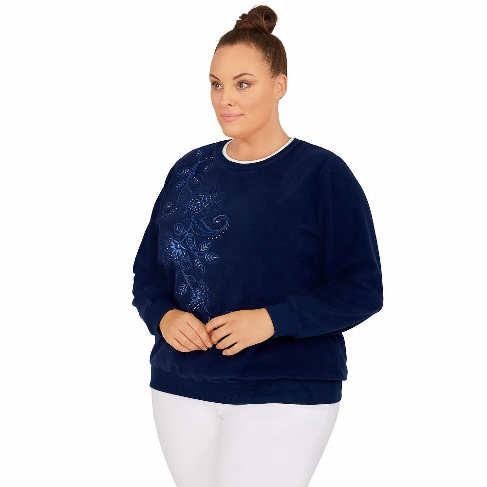 Plus Size Alfred Dunner Classics Asymmetric Floral Pullover Top 10 Plus Size Alfred Dunner Classics Asymmetric Floral Pullover Top - Image 10