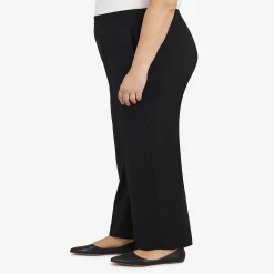 Plus Size Alfred Dunner Empire State Ponte Pull-On Straight Leg Pants -Kohl's store 5760443 ALT4