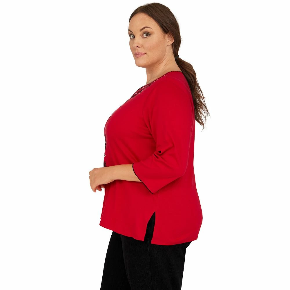 Plus Size Alfred Dunner Empire State Solid Top 4 Plus Size Alfred Dunner Empire State Solid Top - Image 4