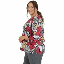 Plus Size Alfred Dunner Empire State Floral Print Top -Kohl's store 5760447 ALT3