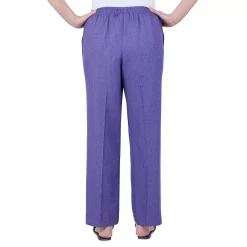 Women's Alfred Dunner Pull-On Herringbone Straight-Leg Pants 8 Women's Alfred Dunner Pull-On Herringbone Straight-Leg Pants -Kohl's store 5814570 ALT