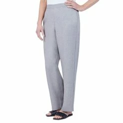 Women's Alfred Dunner Pull-On Herringbone Straight-Leg Pants 9 Women's Alfred Dunner Pull-On Herringbone Straight-Leg Pants -Kohl's store 5814570 ALT2