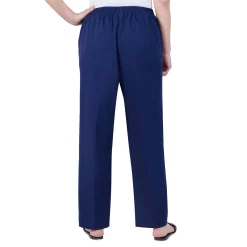 Women's Alfred Dunner Sloanne Street Pull-On Straight-Leg Pants -Kohl's store 5814594 ALT