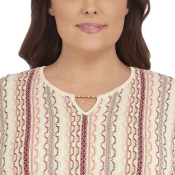 Plus Size Alfred Dunner Sorrento Vertical Texture Sweater -Kohl's store 5847824 ALT4