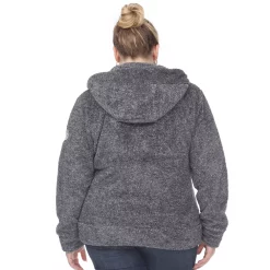 Plus Size White Mark Sherpa Hoodie 16 Plus Size White Mark Sherpa Hoodie -Kohl's store 5909066 ALT